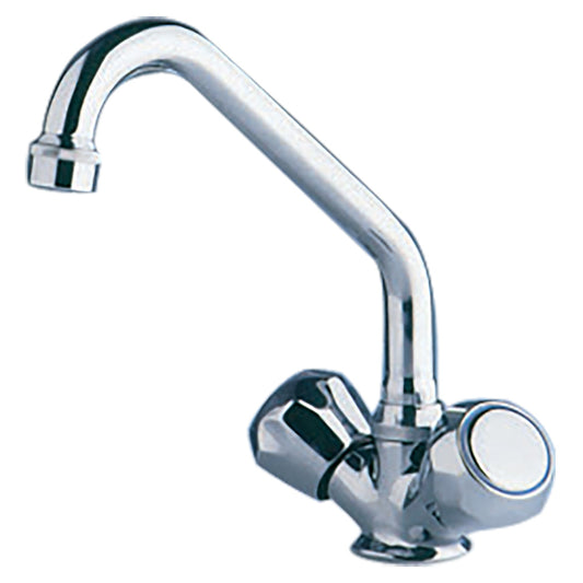 Scandvik Chrome Galley Mixer w/Swivel Spout [10422P]