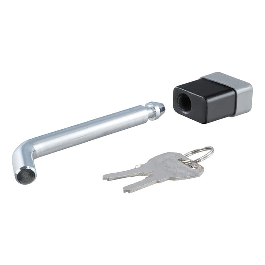 CURT 5/8" Hitch Lock - 2", 2-1/2", or 3" Receiver - Deadbolt - Chrome [23021]