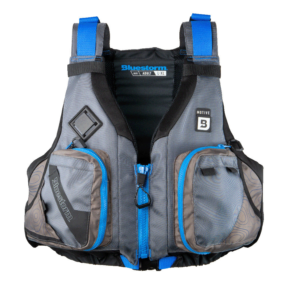 Bluestorm Motive Kayak Fishing Vest - Deep Blue - 2XL/3XL [BS-248-TPE-2/3XL]