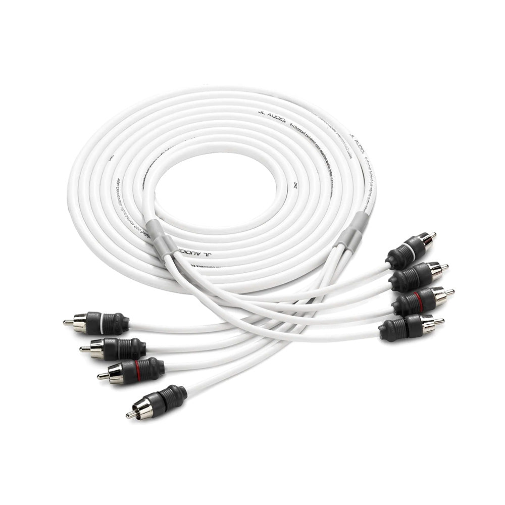 JL Audio 4 Channel 12' Marine Audio RCA Cable - XMD-WHTAIC4-12 [010-13474-00]