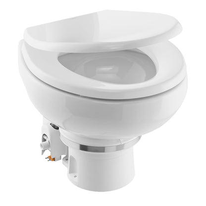 Dometic MasterFlush 7120 White Electric Macerating Toilet w/Orbit Base - Freshwater - 24V [9610007271]