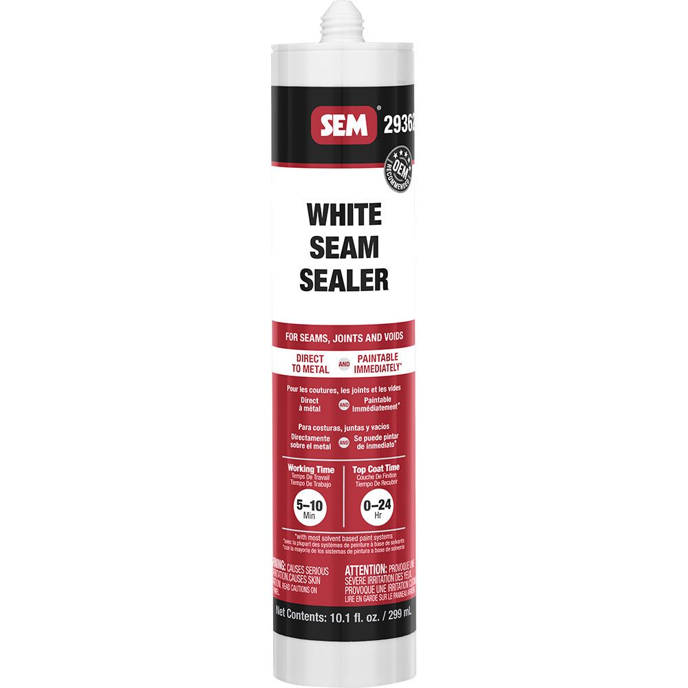 SEM 1K Seam Sealer - 10.1oz Tube - White [29362]