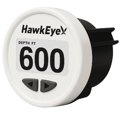 HawkEye DepthTrax Edge In-Dash Depth Finder - HD Color Display - 600' Max Depth - TM Transducer [DT3BX-TM]