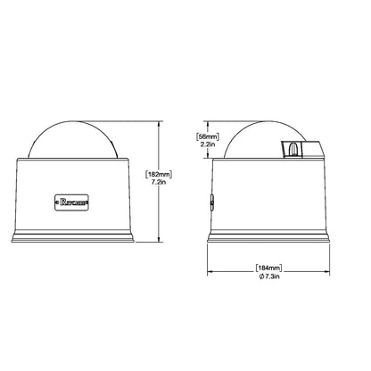 Ritchie SP-5-C GlobeMaster Compass - Pedestal Mount - Stainless Steel - 12V - 5 Degree Card [SP-5-C]