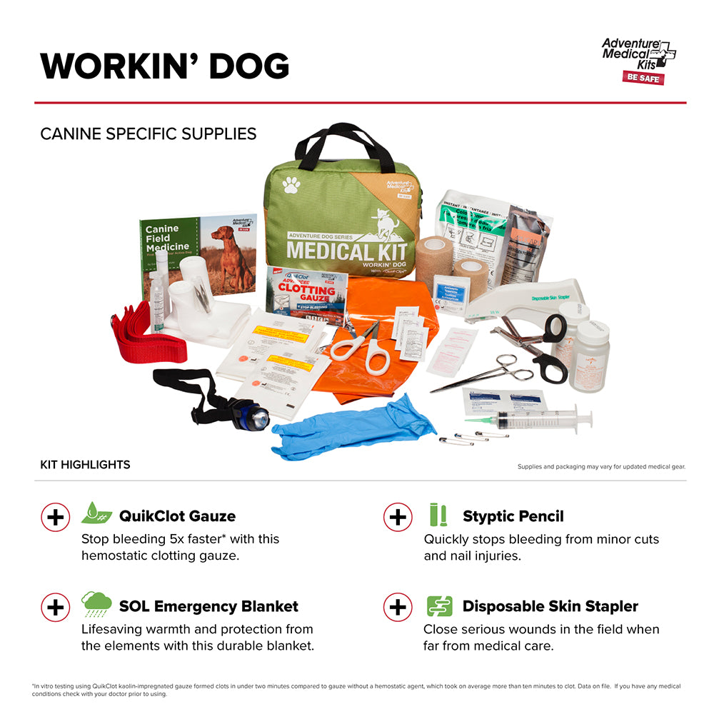 Adventure Medical Dog Series - Workin Dog First Aid Kit [0135-0100]