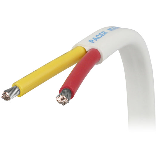 Pacer 12/2 AWG Safety Duplex Cable - Flat Cable - Red/Yellow - 500' [W12/2RYW-500]