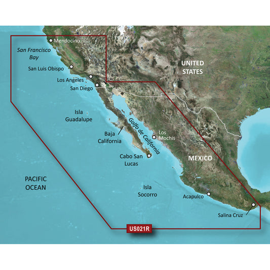 Garmin BlueChart g3 Vision HD - VUS021R - California-Mexico - microSD/SD [010-C0722-00]