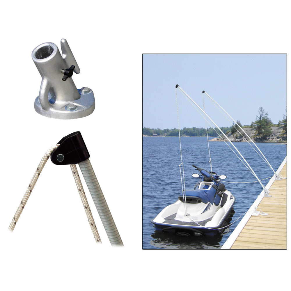 Dock Edge Economy Mooring Whips 8ft 2000 LBS up to 18ft [3100-F]