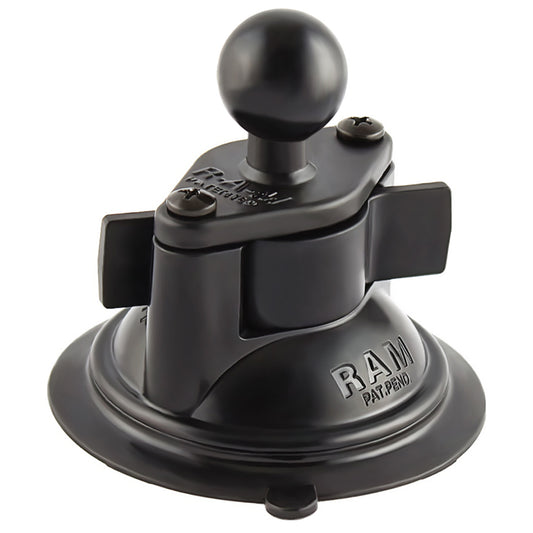 RAM Mount 3.25" Diameter Suction Cup Twist Lock Mount w/1" Ball [RAM-B-224-1U]