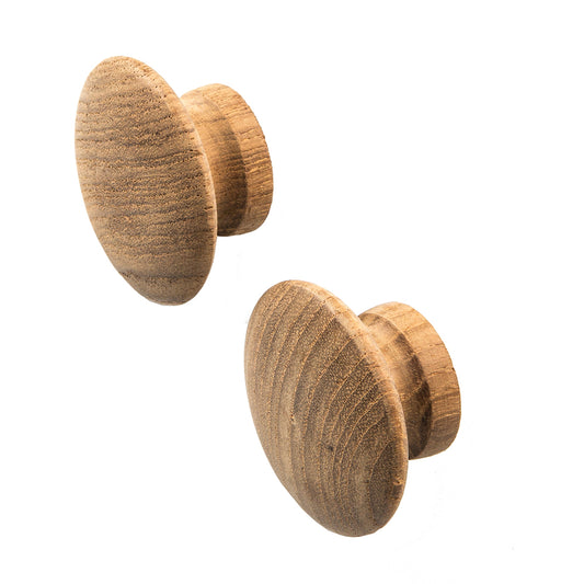 Whitecap Teak Round Drawer Knob - 2" - 2 Pack [60120-A]