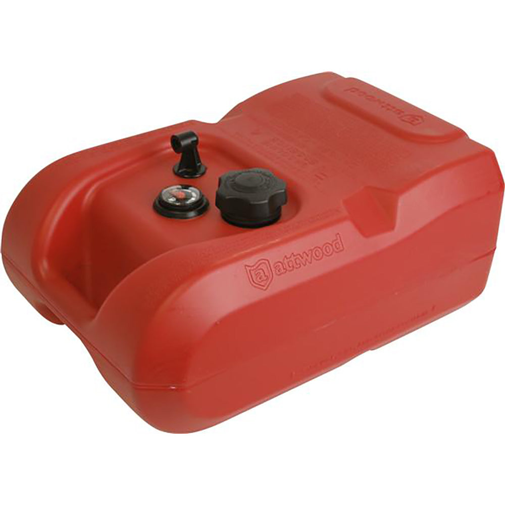 Attwood Portable Fuel Tank - 6 Gallon w/Gauge [8806LPG2]