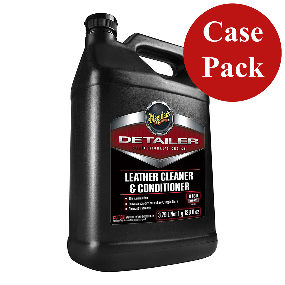 Meguiars Detailer Leather Cleaner  Conditioner - 1-Gallon *Case of 4* [D18001CASE]