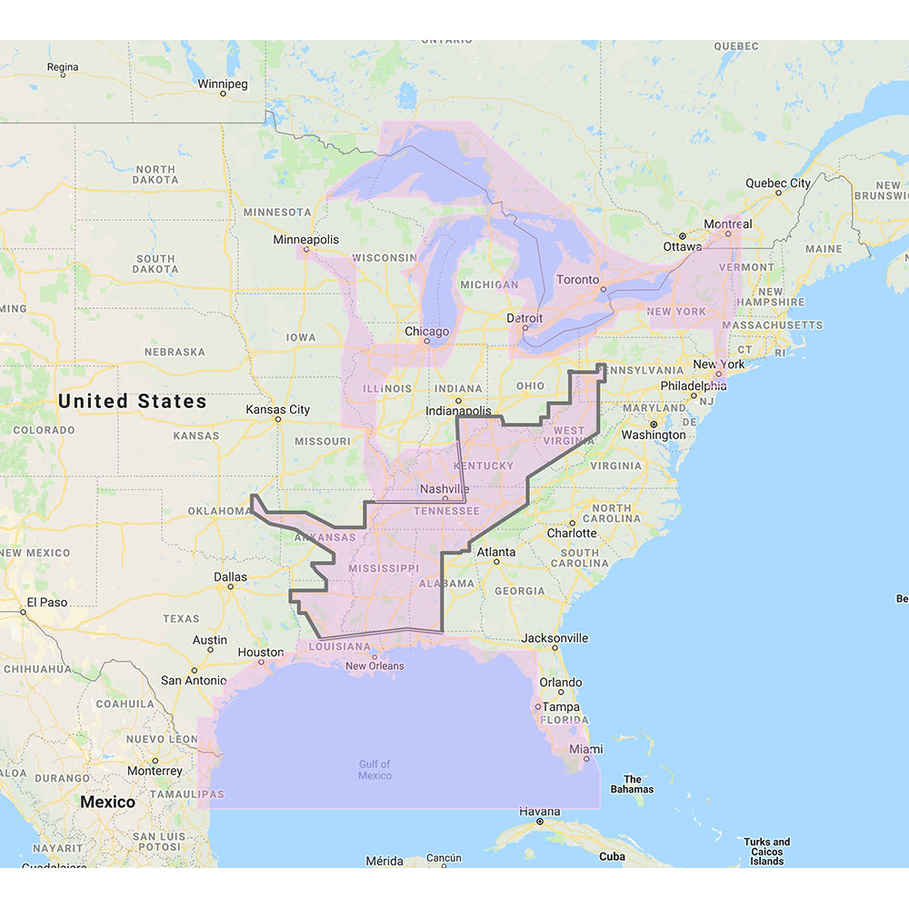 Furuno Gulf of Mexico, Great Lakes  Rivers - Vector Chart  Standard Resolution Satellite Photos f/Part of the Great Lakes - Unlock Code [MM3-VNA-023]