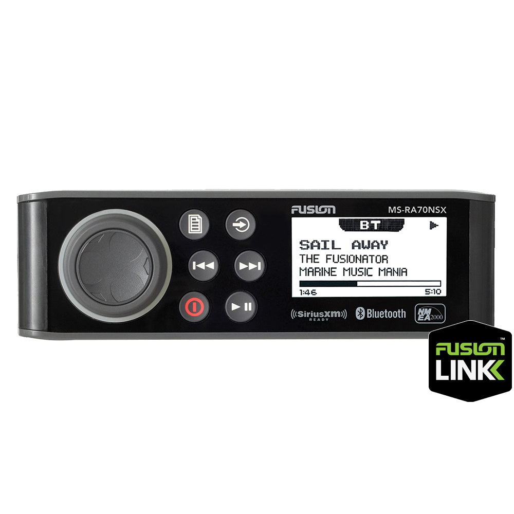 Fusion MS-RA70NSX Stereo w/BT/AM/FM/SiriusXM - 2 Zone [010-01516-30]