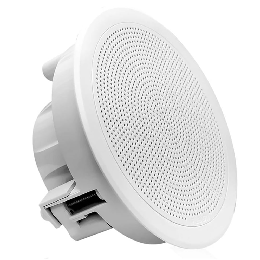 Fusion FM-F77RW FM Series 7.7" Flush Mount Round Marine Speakers - White Grill - 200W [010-02300-00]