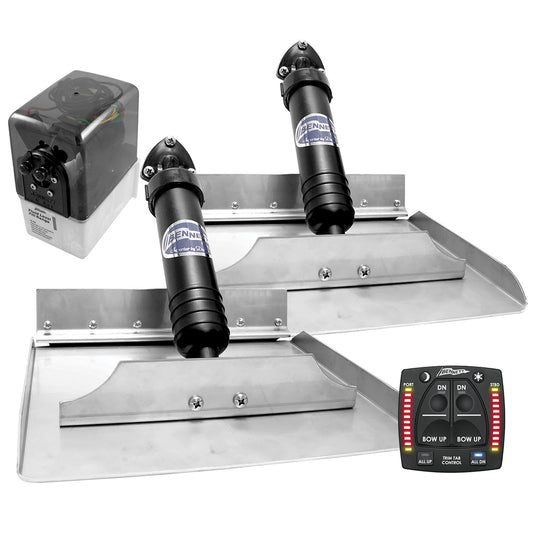 Bennett 12x12 Hydraulic Trim Tab System w/One Box Indication [1212OBI]