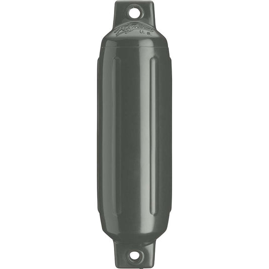 Polyform G-1 Twin Eye Fender 3.5" x 12.8" - Graphite [G-1-GRAPHITE]