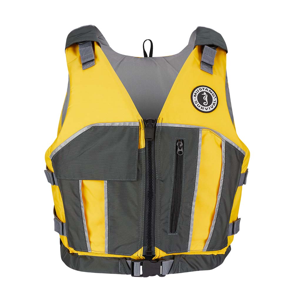 Mustang Reflex Foam Vest - Yellow/Grey - XS/Small [MV7020-222-XS/S-216]