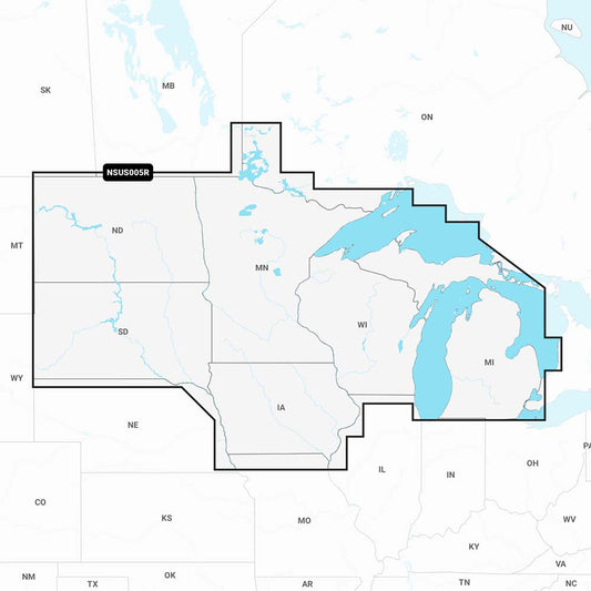 Garmin Navionics+ NSUS005R U.S. North  Great Lakes [010-C1289-20]