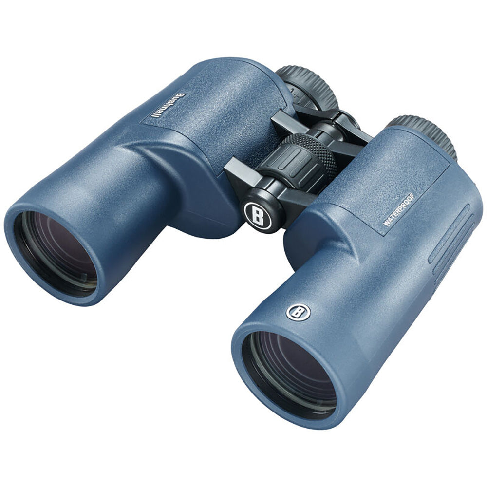 Bushnell 7x50mm H2O Binocular - Dark Blue Porro WP/FP Twist Up Eyecups [157050R]