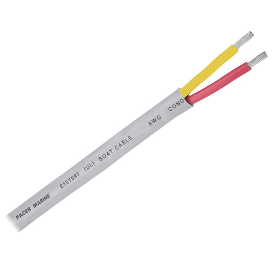 Pacer 10/2 AWG Round Safety Duplex Cable - Red/Yellow - 250 [WR10/2RYW-250]