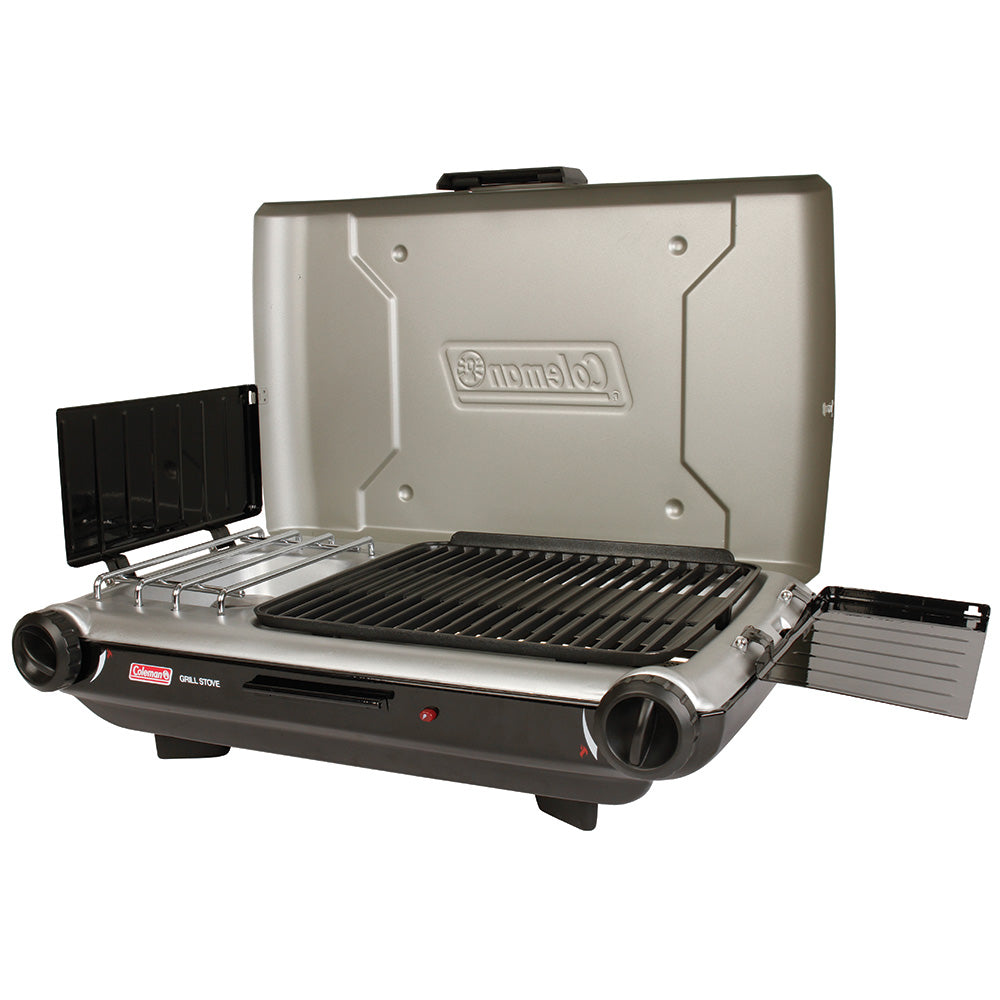 Coleman Deluxe Tabletop Propane 2-in-1 Grill/Stove - 2 Burner [2000038016]